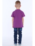 Boy\'s T-shirt with purple buttons NDZ4471 - Online store - Boutique